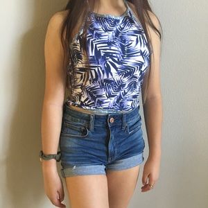 2 IN 1 HALTER TOP
